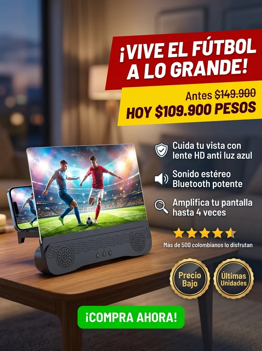 Amplificador de pantalla para celular