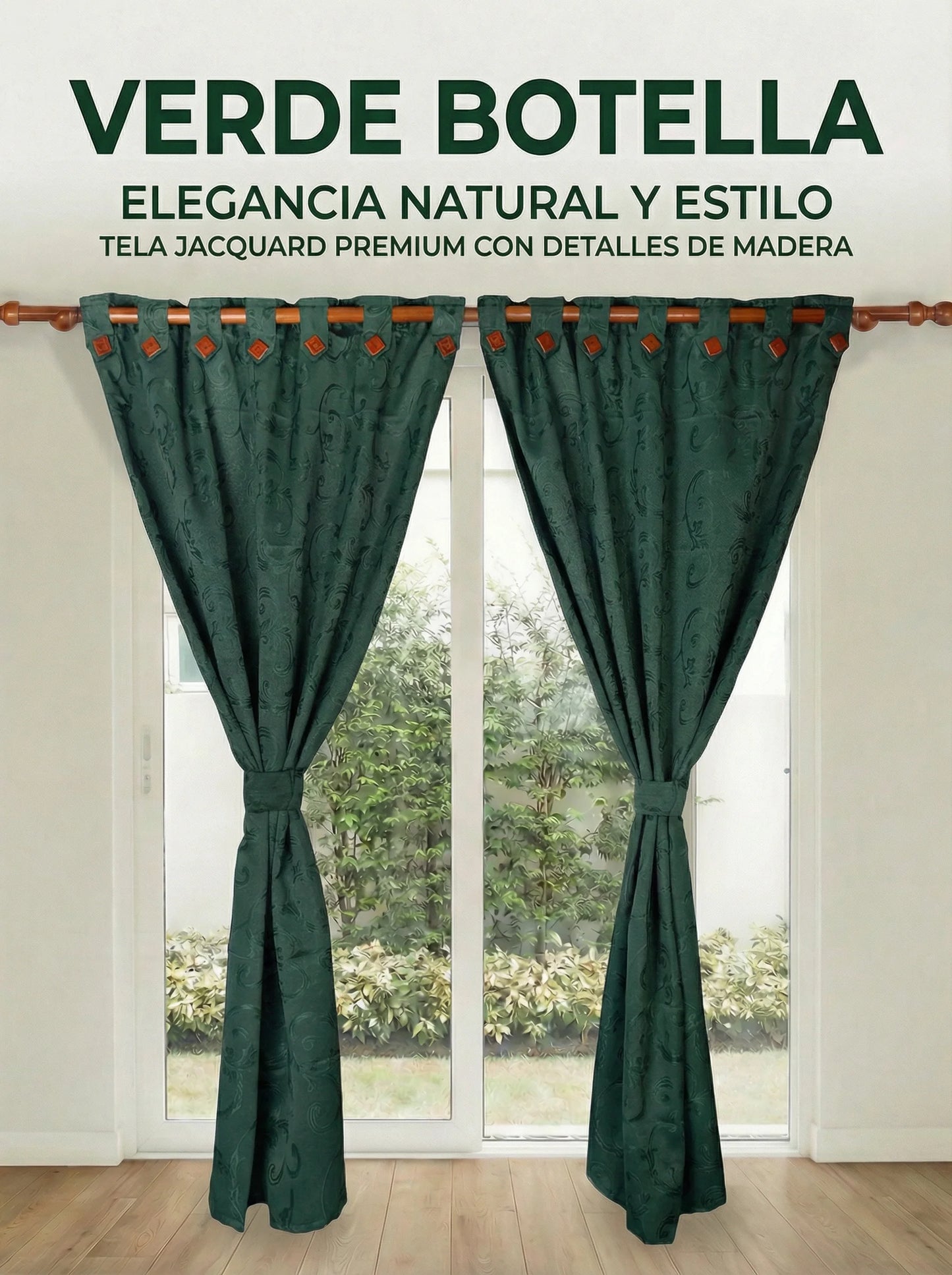 Cortina Jacquard de lujo