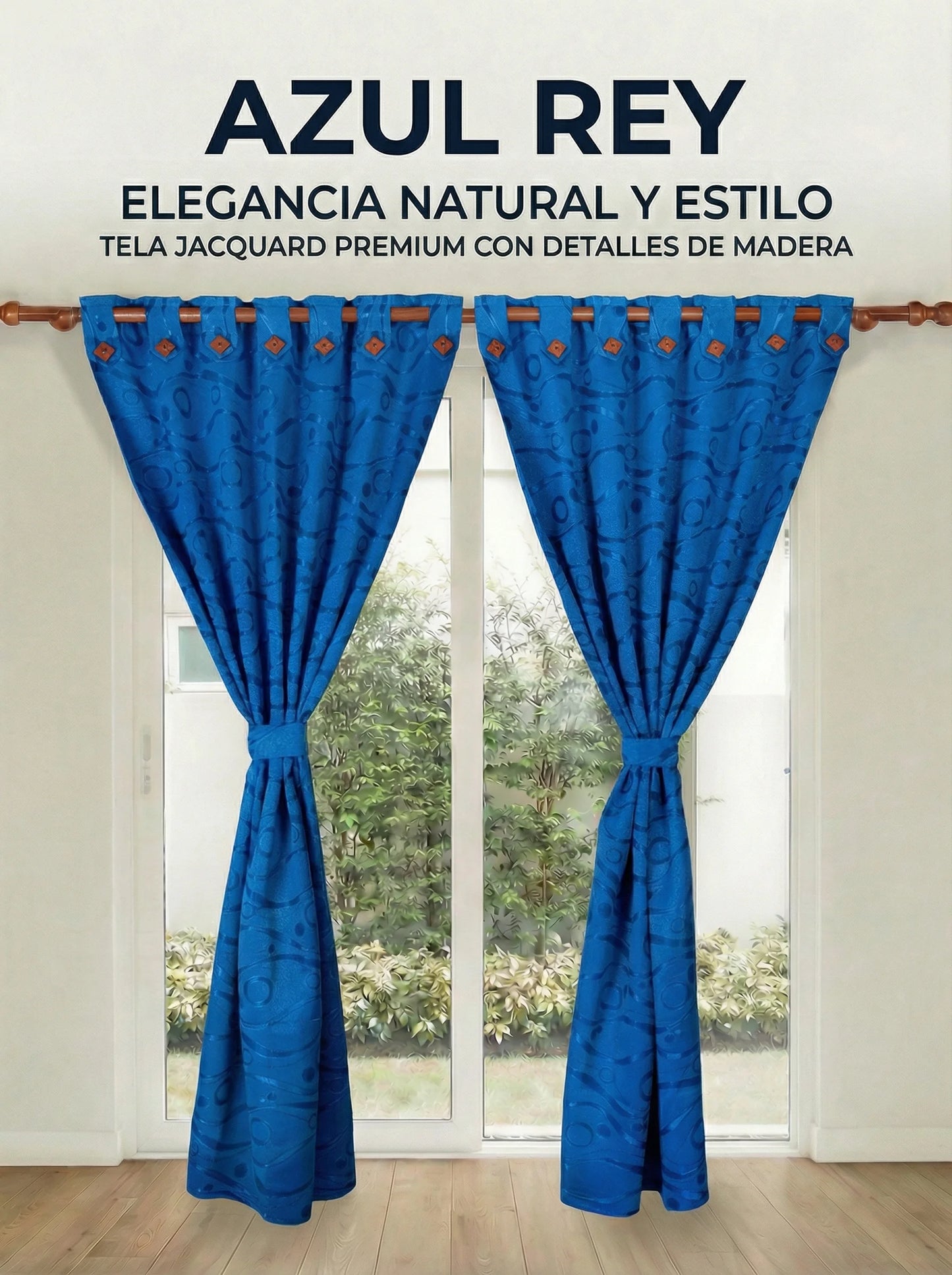 Cortina Jacquard de lujo