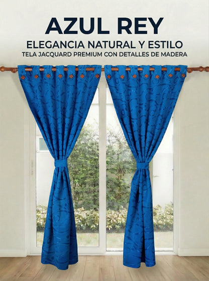 Cortina Jacquard de lujo