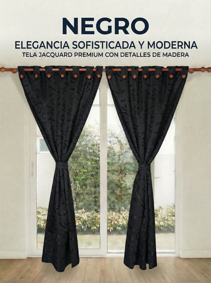 Cortina Jacquard de lujo