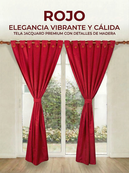 Cortina Jacquard de lujo