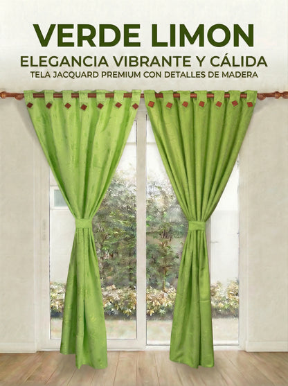 Cortina Jacquard de lujo