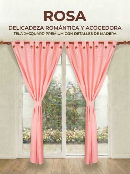 Cortina Jacquard de lujo